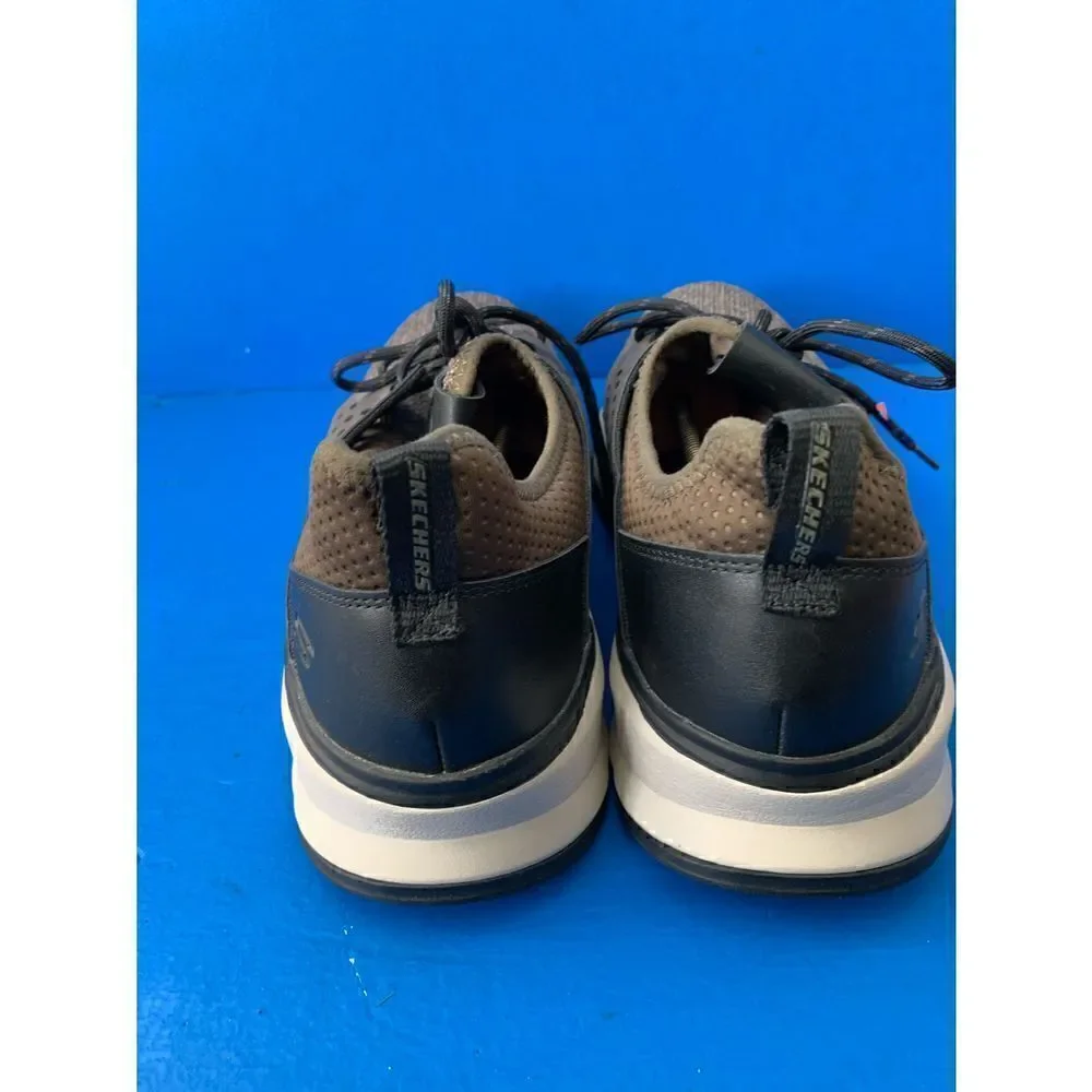 SKECHERS, MEN'S BROWN TEXTILE MEMORY FOAM ATHLETIC SHOE, SIZE 14